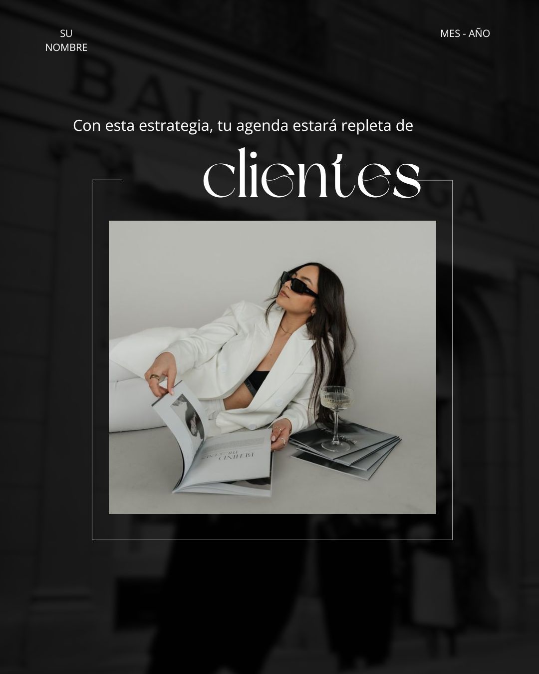 Portada para historias destacadas con estética minimalista
